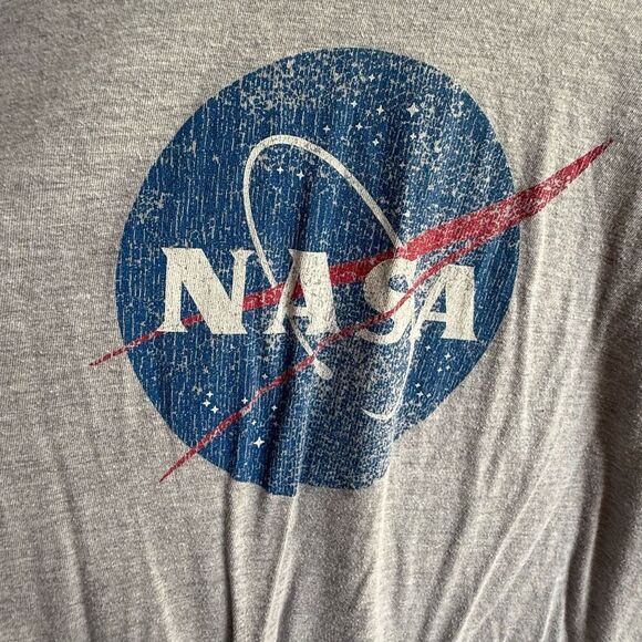 NASA T-Shirts Women’s 3XL Blue Gray Set Distressed Logo Graphic Tee Bundle Space - Picture 5 of 11